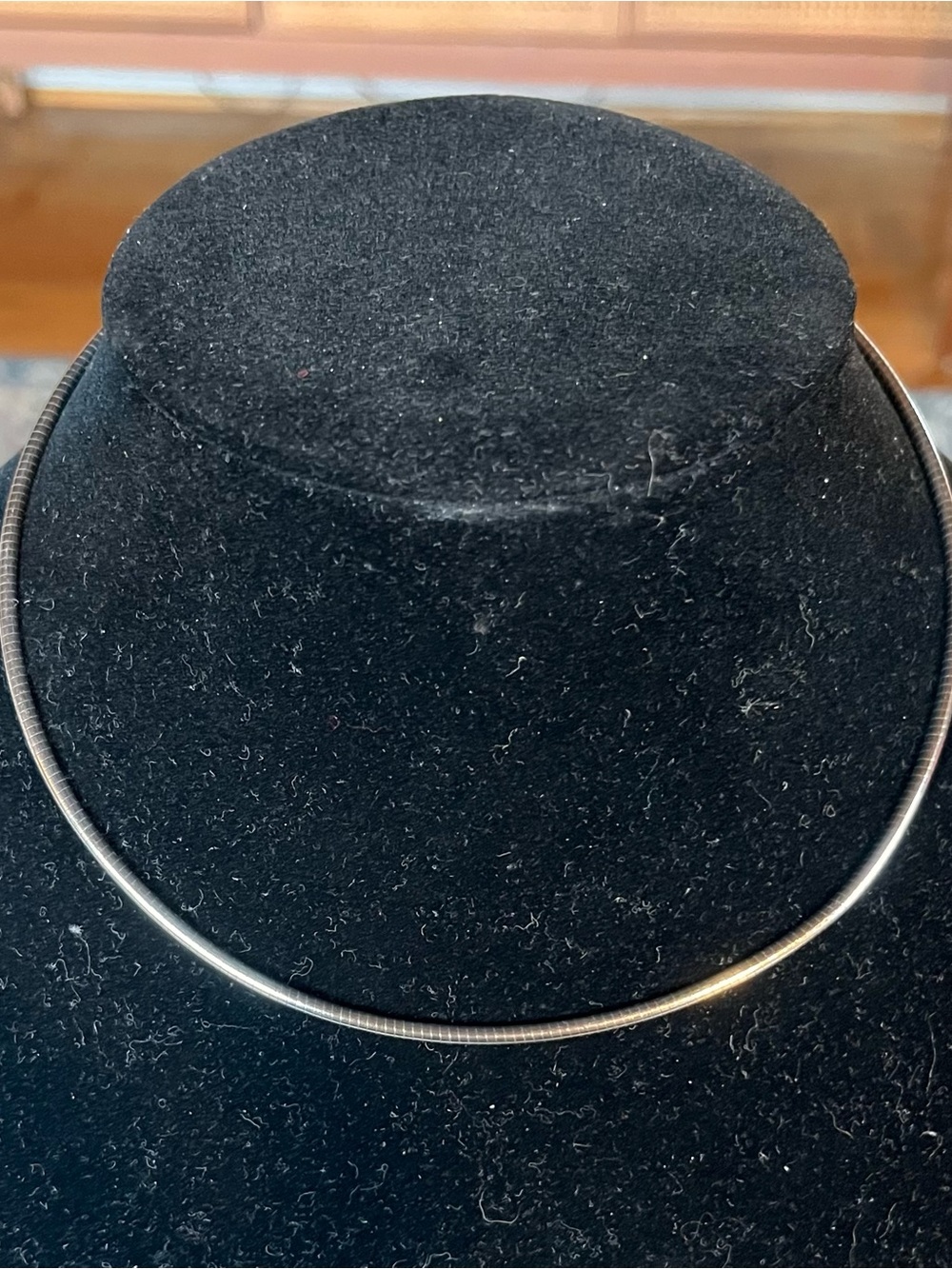 Vintage Italian 925 Sterling Silver Snake Chain Choker Necklace 14.5”